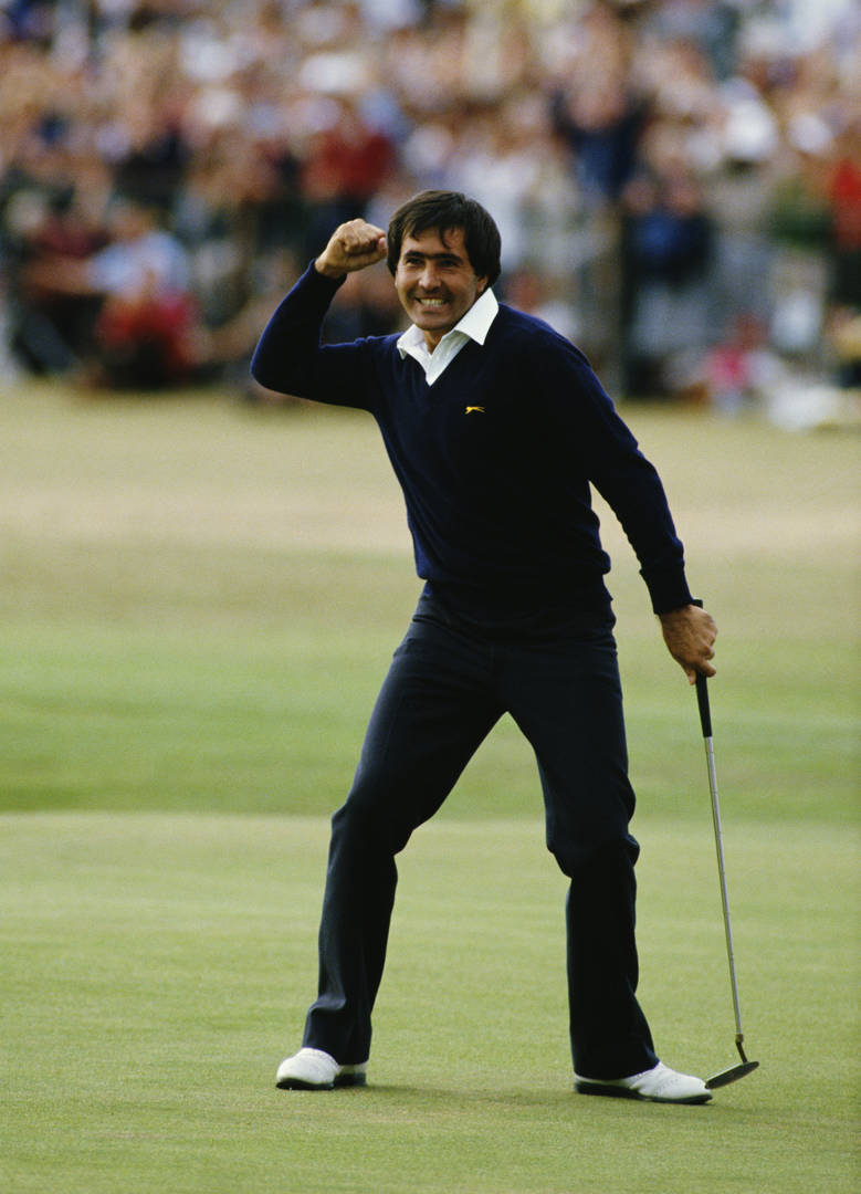 Seve Ballesteros claims victory at St Andrews, 1984